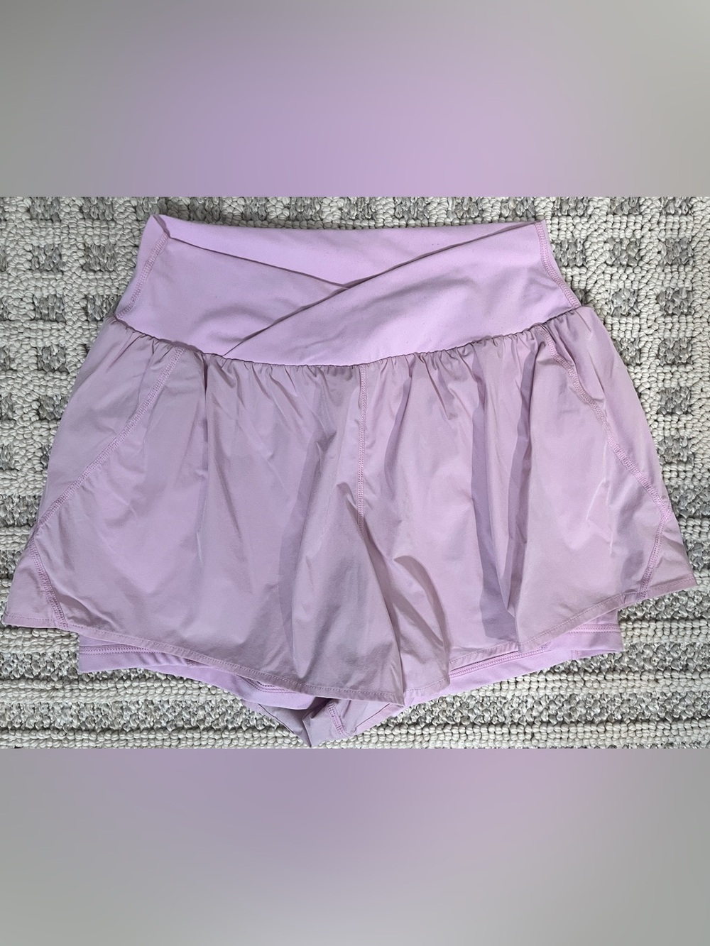 Blogilates Women's Ruffle Shorts  Pink Floral M